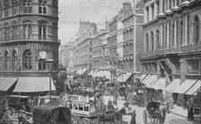 Cheapside from the Mansion House, City of London, c1900 (1901). Artist: Unknown.