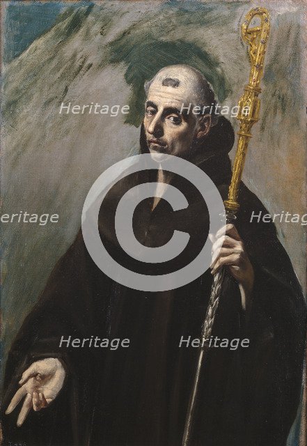 Saint Benedict of Nursia, 1577-1579. Artist: El Greco, Dominico (1541-1614)