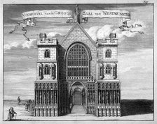 Westminster Hall, London, c1680.                                  Artist: Anon