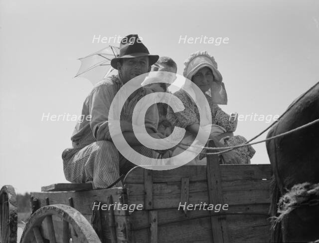 Sharecropper family near Hazlehurst, Georgia, 1937. Creator: Dorothea Lange.