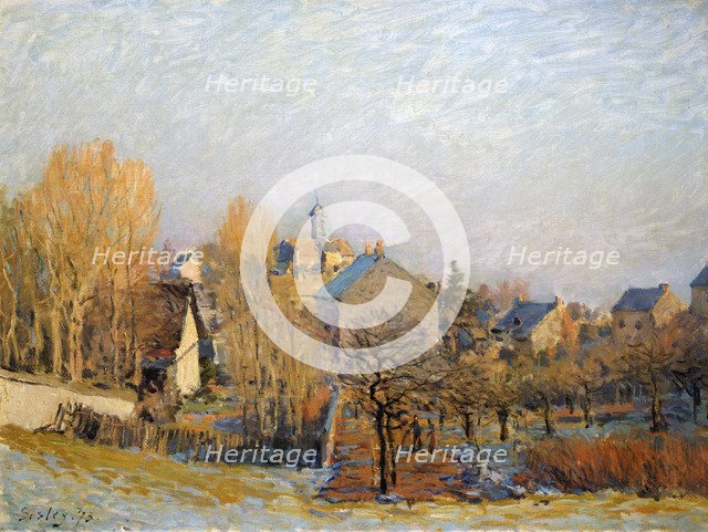 'Frost in Louveciennes', 1873.  Artist: Alfred Sisley