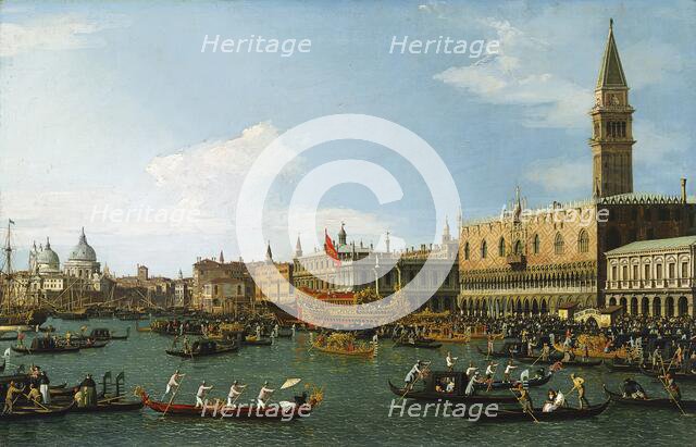 The Bucintoro, 1745. Creator: Canaletto.