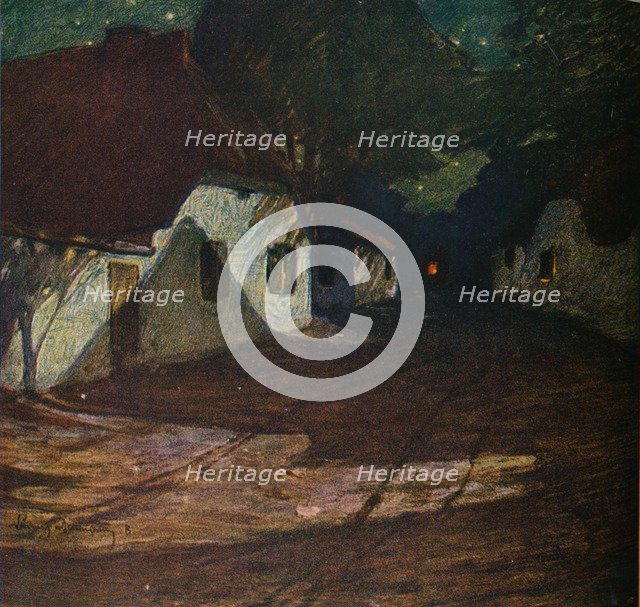 'A Moonlight Night', c1900, (1905). Artist: Ludwig Dettmann.