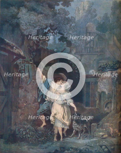 'The Ascent, or The Morning Farewell (L’escalade, ou les adieux du matin)', 1787. Artist: Philibert Louis Debucourt.