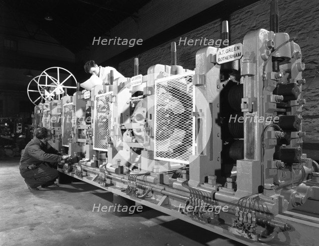 Rolling mill, Neepsend, Sheffield, South Yorkshire, 1963. Artist: Michael Walters