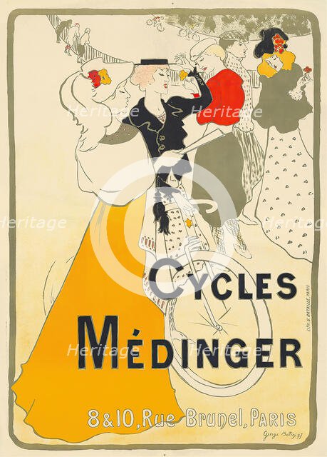 Cycles Médinger , 1897. Creator: Bottini, Georges Alfred (1874-1907).