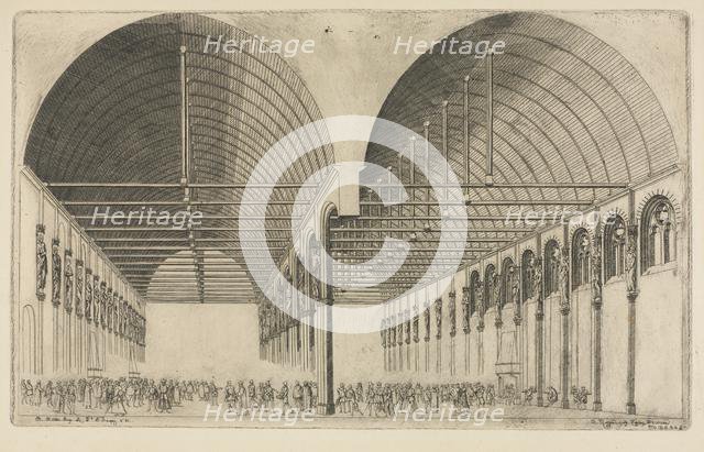 The Antechamber of the Palace of Justice, Paris, 1855. Creator: Charles Meryon (French, 1821-1868).