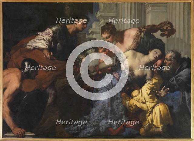 The Death of Lucretia. Creator: Zanchi, Antonio (1631-1722).