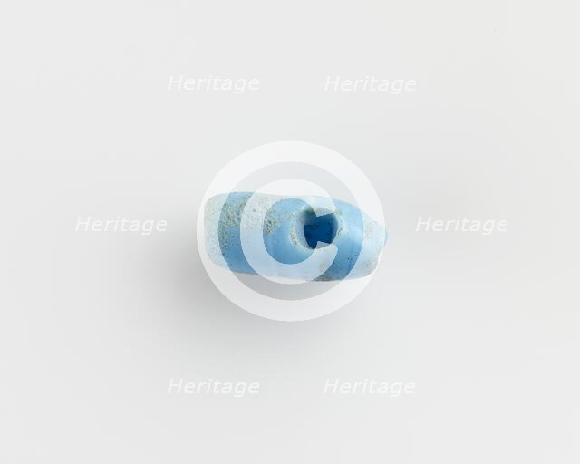 Bead; longitudinal bore and lateral incomplete bore, Roman period, late 4th-6th century. Creator: Unknown.