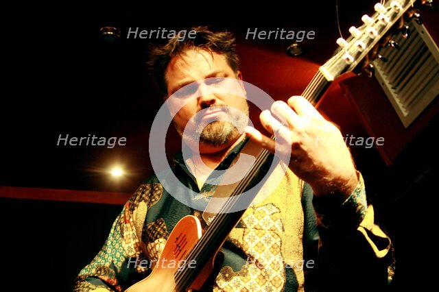 Nicolas Meier, Oxley-Meier Guitar Project, Verdict Jazz Club, Brighton, East Sussex, May 2023. Creator: Brian O'Connor.