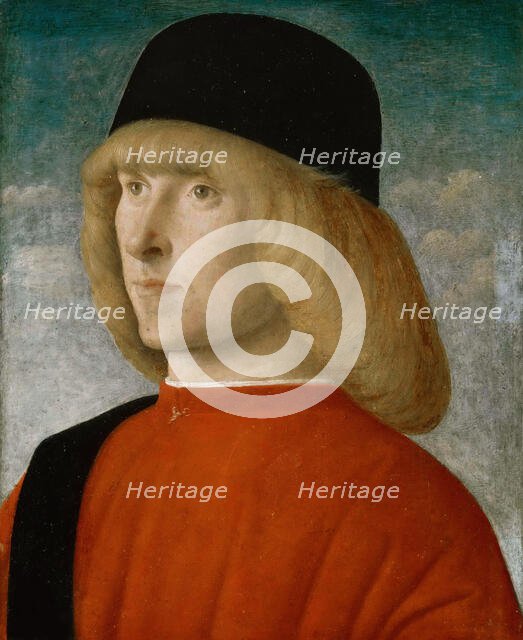 Portrait of a Young Senator, c. 1490-1499. Creator: Bellini, Giovanni (1430-1516).