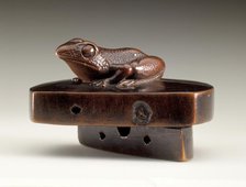 Frog on Well Cover, early 19th century. Creator: Kitao Shigemasa.