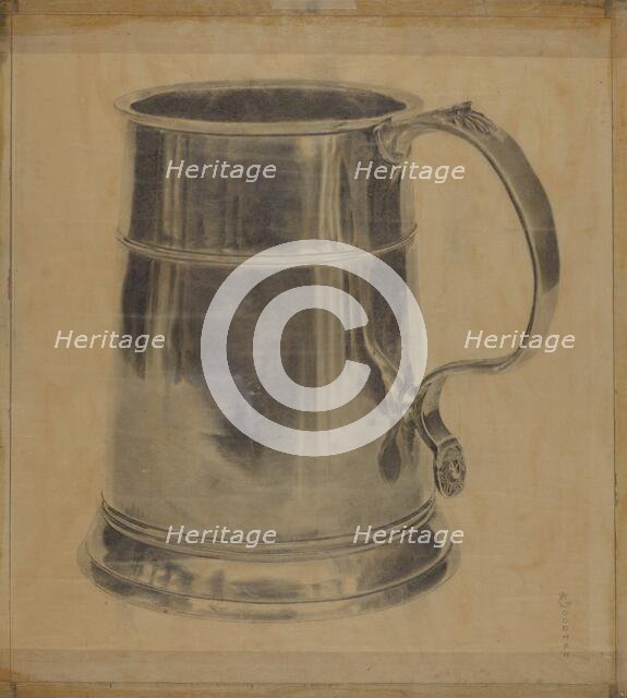 Pewter Mug, 1935/1942. Creator: Harry Goodman.