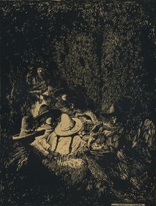 'Night Scene at Puebla', c1895, (1896). Artist: Mortimer Luddington Menpes.