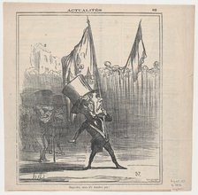 Regardez, mais n'y touchez pas!, 1871. Creator: Honore Daumier.