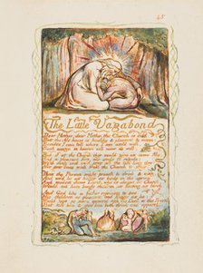 Songs of Innocence and of Experience: The Little Vagabond, ca. 1825. Creator: William Blake.
