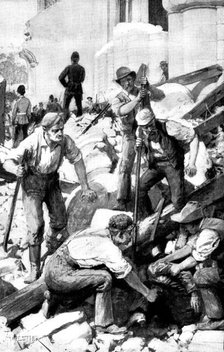 The Lepers' Window:...digging out the debris were found what might have been the remains..., 1898. Creator: Unknown.