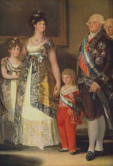 'La Familia de Carlos IV (Grupo central)', (The Family of Charles IV), 1800, (c1934). Artist: Francisco Goya.