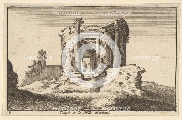 Temple of the Tiburtine Sybil, 1650. Creator: Wenceslaus Hollar.