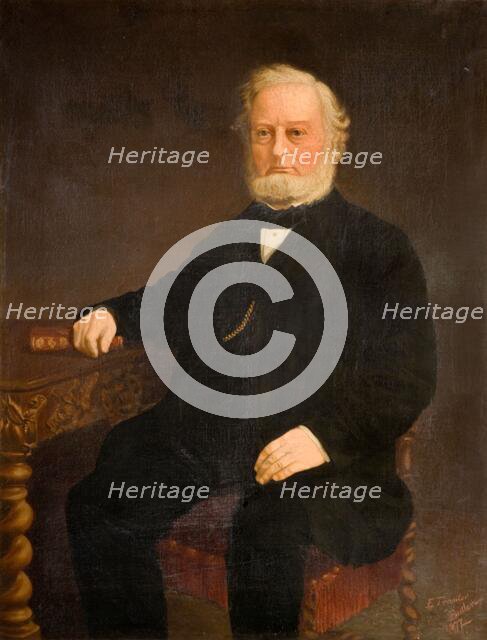 Portrait of William Tranter, 1860-1890.  Creator: Butler E Tranter.