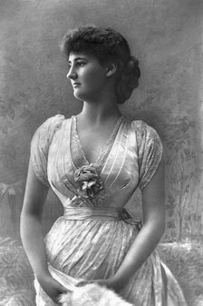 The Duchess of Leinster, 1890.Artist: W&D Downey