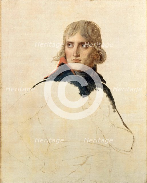 Portrait of General Napoléon Bonaparte. Artist: David, Jacques Louis (1748-1825)
