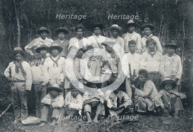 'Indios Guaranys', 1895. Artist: Francisco Henszler.