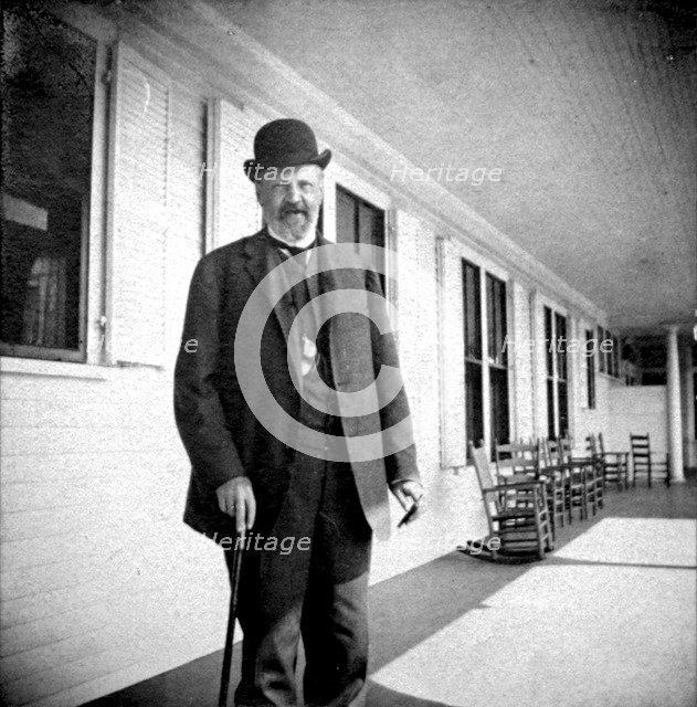 Count Sergei Yulyevich Witte, Russian Prime Minister, during his trip to USA, 1905. Artist: Anon