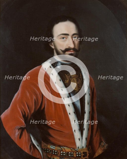 Alexander Bagratio, Prince of Georgia, Commander of the Russian Artillery, c17th century. Creator: Martin Mytens the elder.
