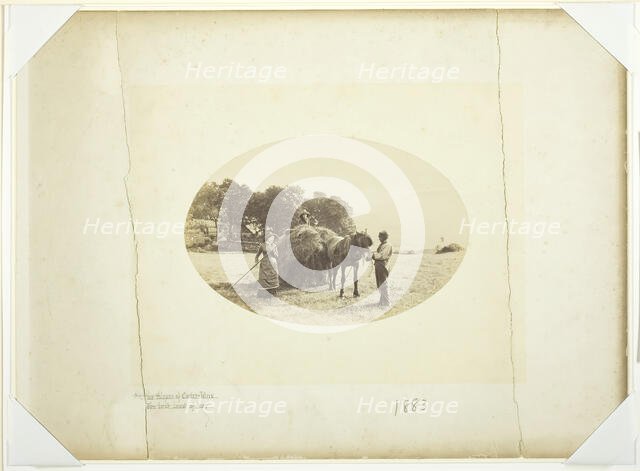 On the Slopes of Cader-Idris, The Last Load of Hay, 1883. Creator: Henry Peach Robinson.