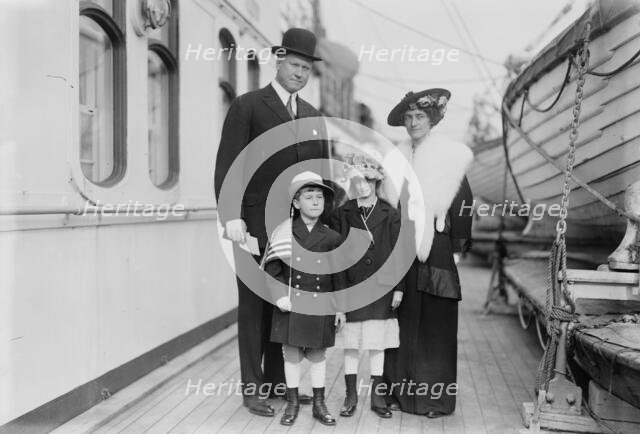 H.W. Thornton & family, between c1910 and c1915. Creator: Bain News Service.