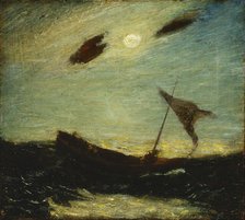Moonlight, 1887. Creator: Albert Pinkham Ryder.