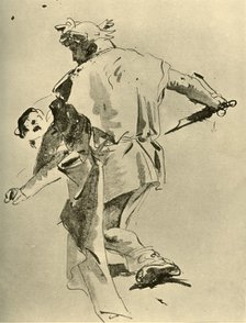 'A Man stabbing a Boy', mid 18th century, (1928). Artist: Giovanni Battista Tiepolo.