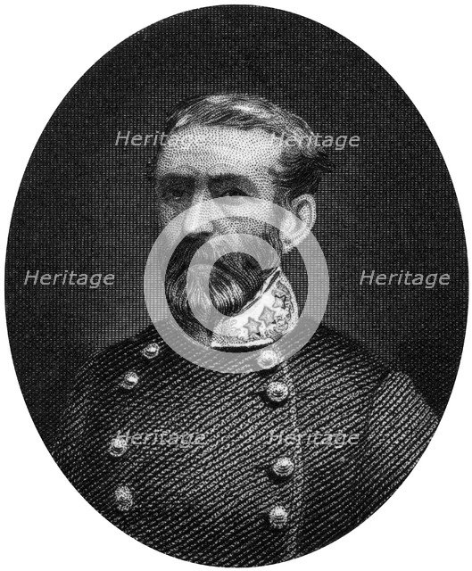 Braxton Bragg, Confederate general, 1862-1867.Artist: J Rogers