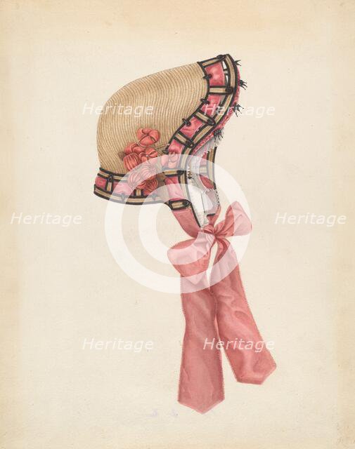 Bonnet, c. 1938. Creator: Gertrude Lemberg.