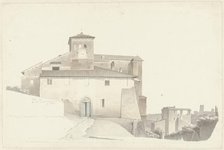 The Basilica of the Santi Quattro Coronati in Rome, c.1809-c.1812. Creator: Josephus Augustus Knip.