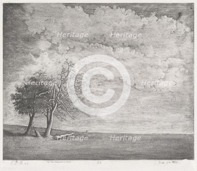 A Heath, 1860. Creator: Emmanuel Phélippes-Beaulieu.