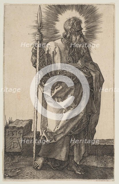 Saint Thomas, 1514. Creator: Albrecht Durer.