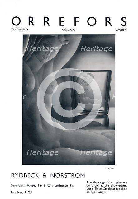 'Orefors - Crystal - Rydbeck & Norström.', 1939. Artist: Unknown.