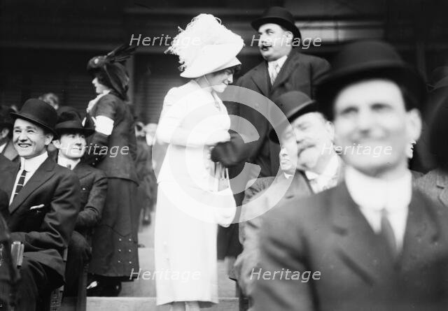Chorus girl at TITANIC benefit, 1912. Creator: Bain News Service.