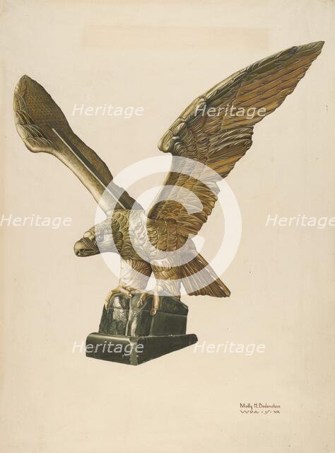 Eagle: Pilot House Ornament, c. 1938. Creator: Molly Bodenstein.