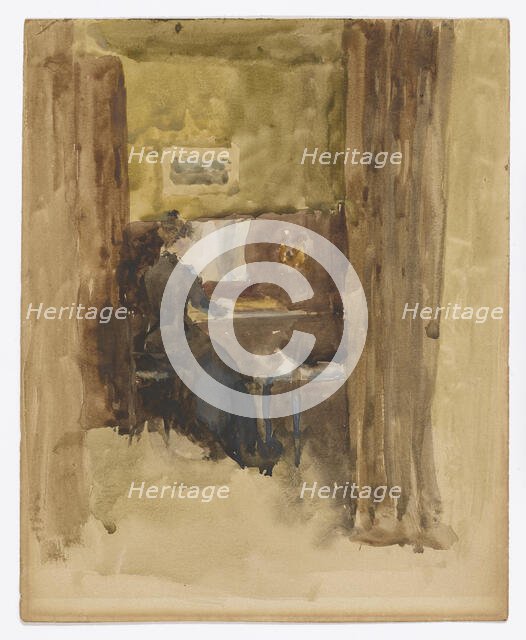 Bravura in Brown, 1883-1884. Creator: James Abbott McNeill Whistler.