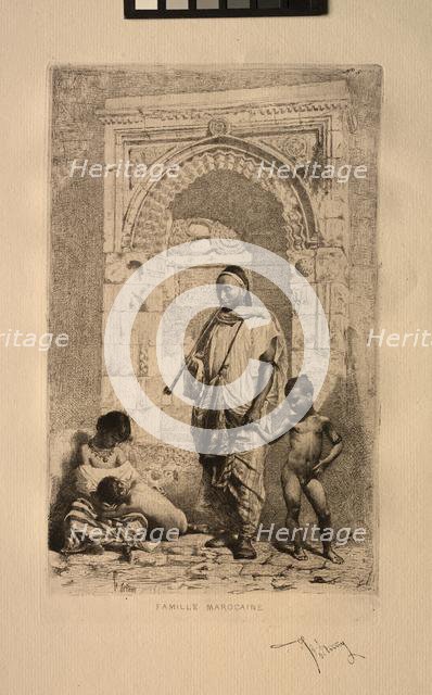 Famille Marocaine, 1862. Creator: Mariano Fortuny y Carbó (Spanish, 1838-1874).