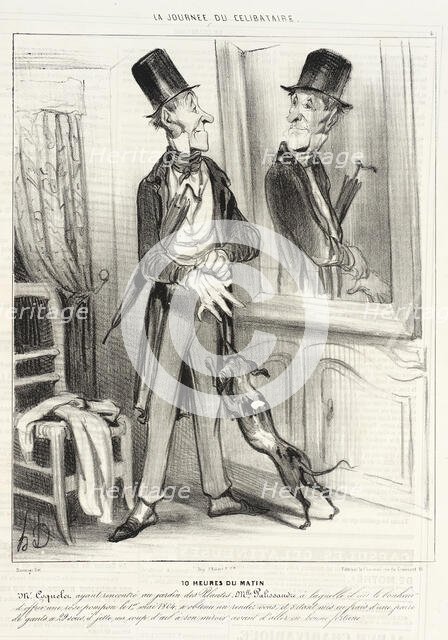 10 heures du matin, 1839. Creator: Honore Daumier.