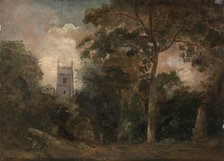 A Church in the Trees, ca. 1800. Creator: John Constable.
