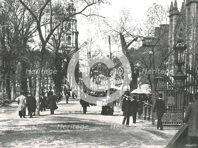The Mall, Boston, USA, 1895.  Creator: Unknown.