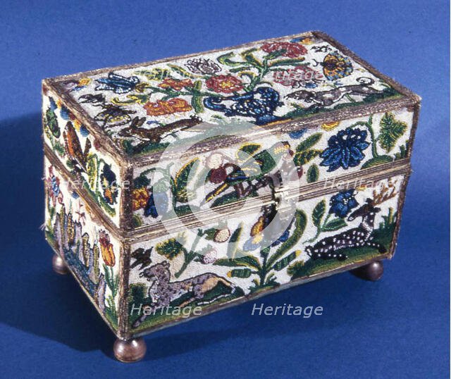 Box (Casket), England, 17th century. Creator: Unknown.