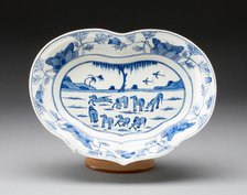 Dish, Worcester, c. 1770. Creator: Royal Worcester.