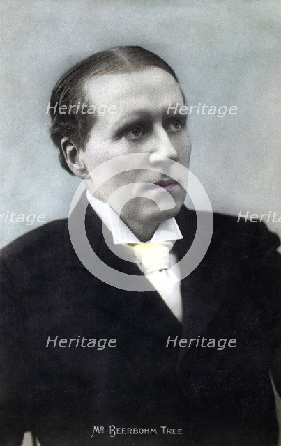 Herbert Beerbohm Tree (1852-1917), English actor and theatre manager, early 20th century. Artist: Unknown