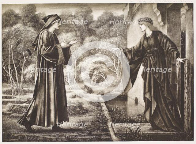 The Pilgrim at the Gate of Idleness, c1874-1884, (1900). Creator: Unknown.